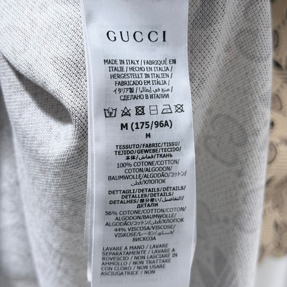 (S/M) / 구찌 X 아디다스 GG 트레포일 폴로 반팔 셔츠 상품이미지6