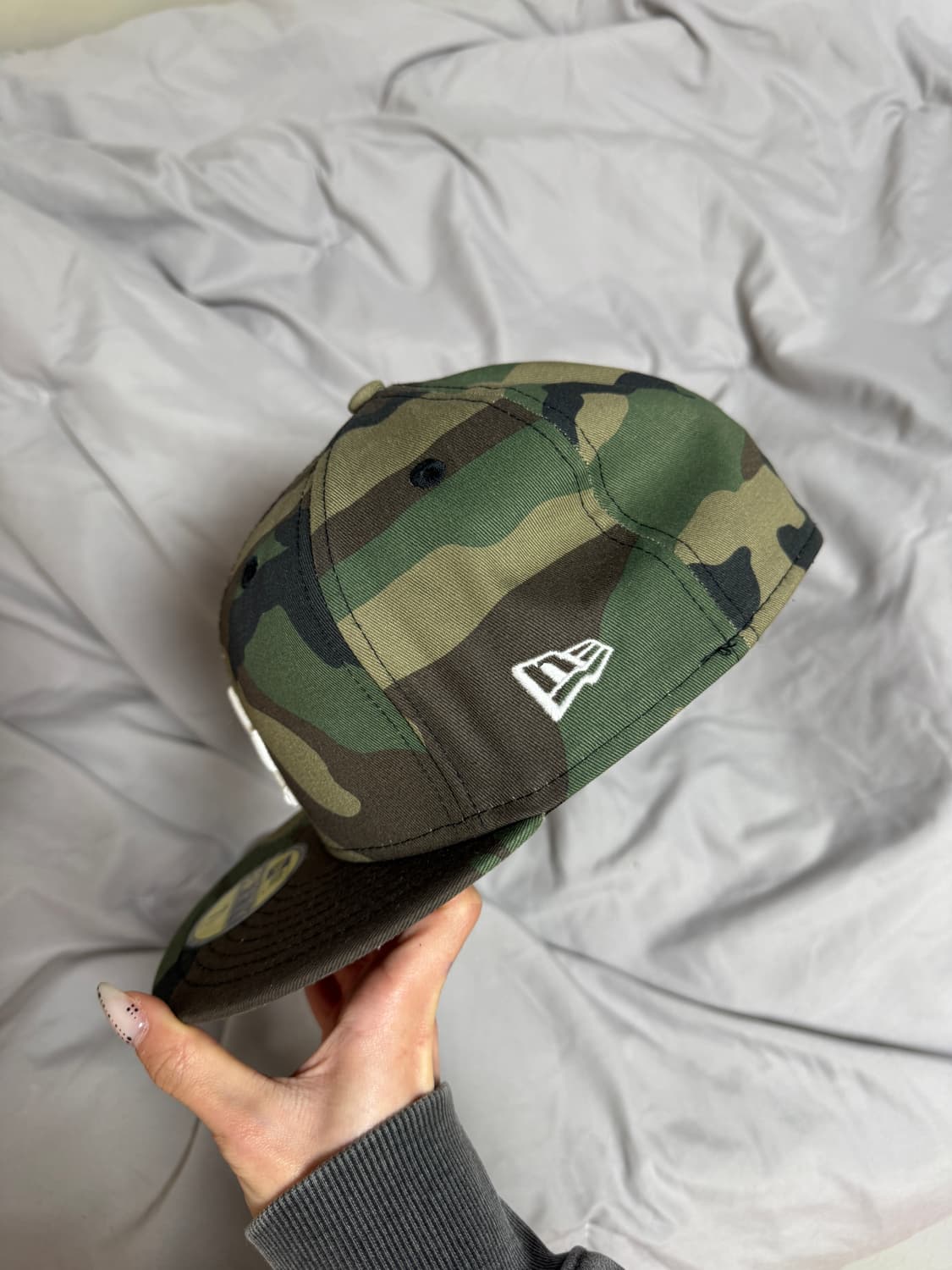 MLB LA 다저스 베이직 피티드캡 우드랜드 카모 상품이미지3