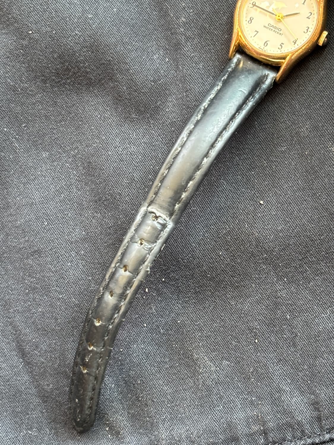 vintage casio leather band watch 상품이미지3