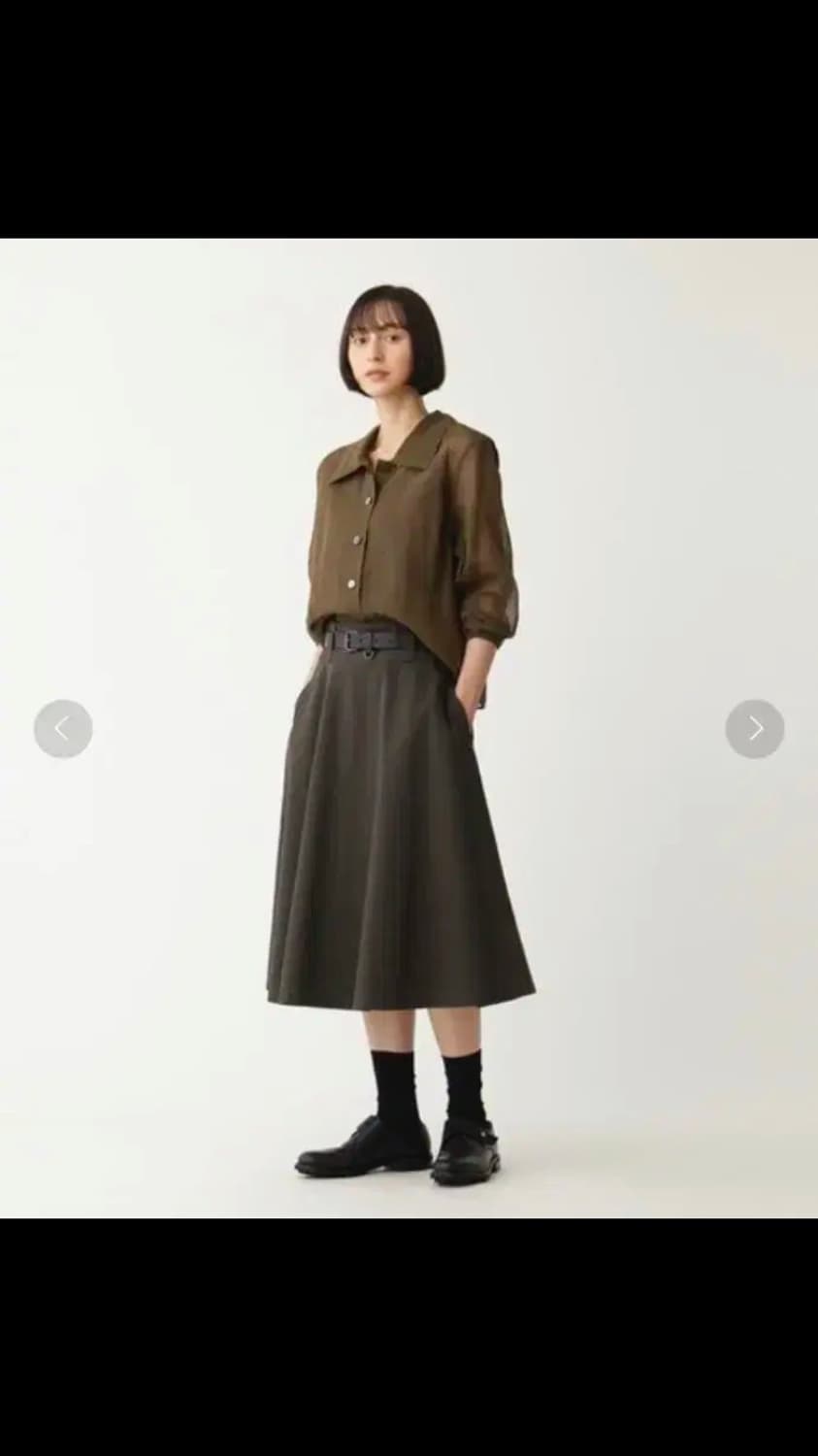 마가렛 호웰 오간자 씨스루 셔츠 (마가렛 호웰 스커트 증정) 상품이미지2