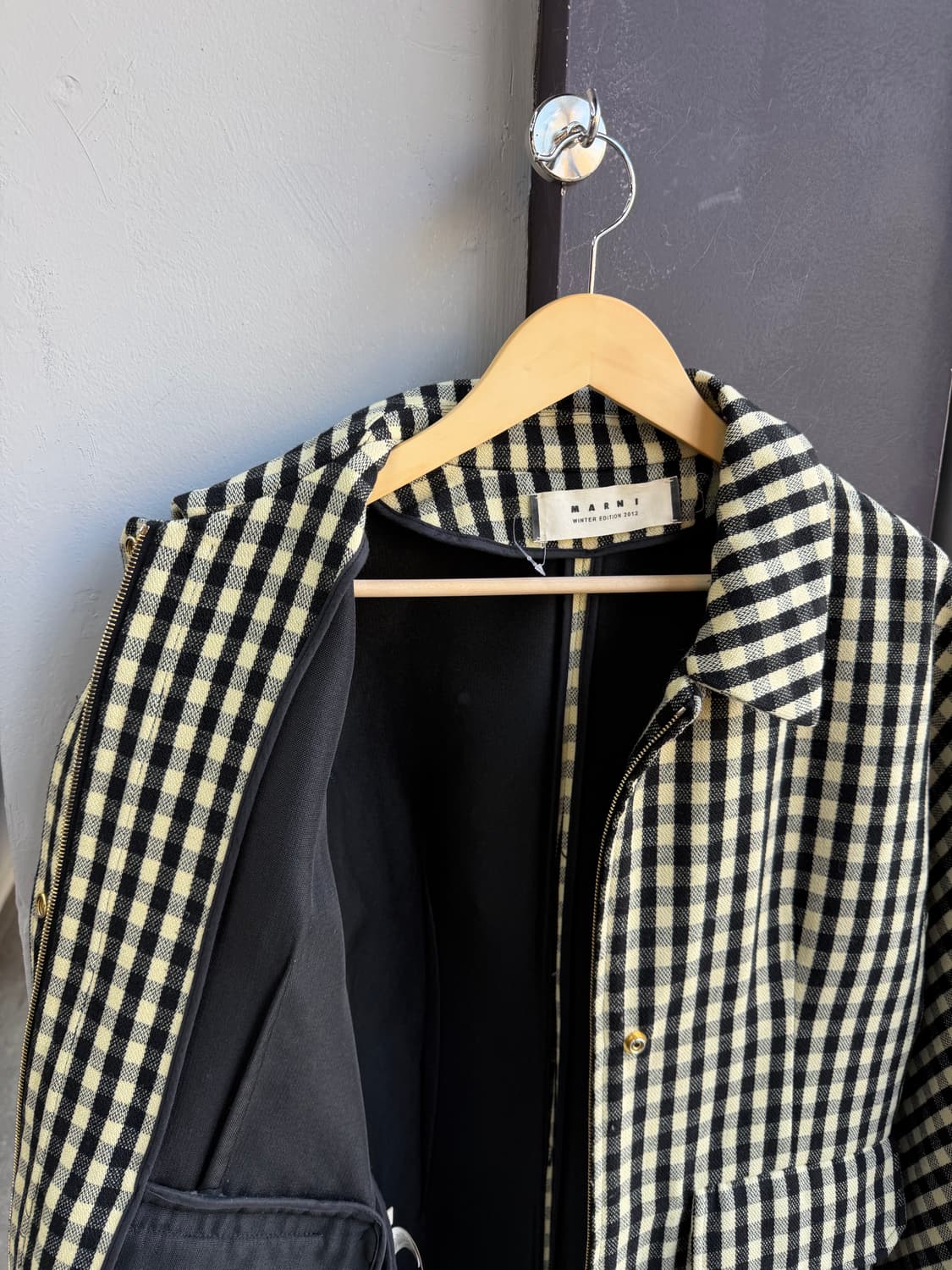 IT44/ 마르니 2012 런웨이 에디션 체크코트 자켓 상품이미지6