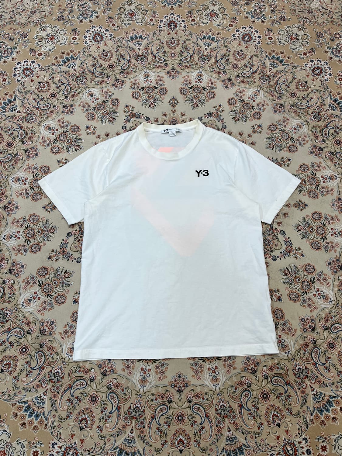 Y-3 20ss 요지야마모토 백프린팅 반팔 티셔츠 상품이미지1