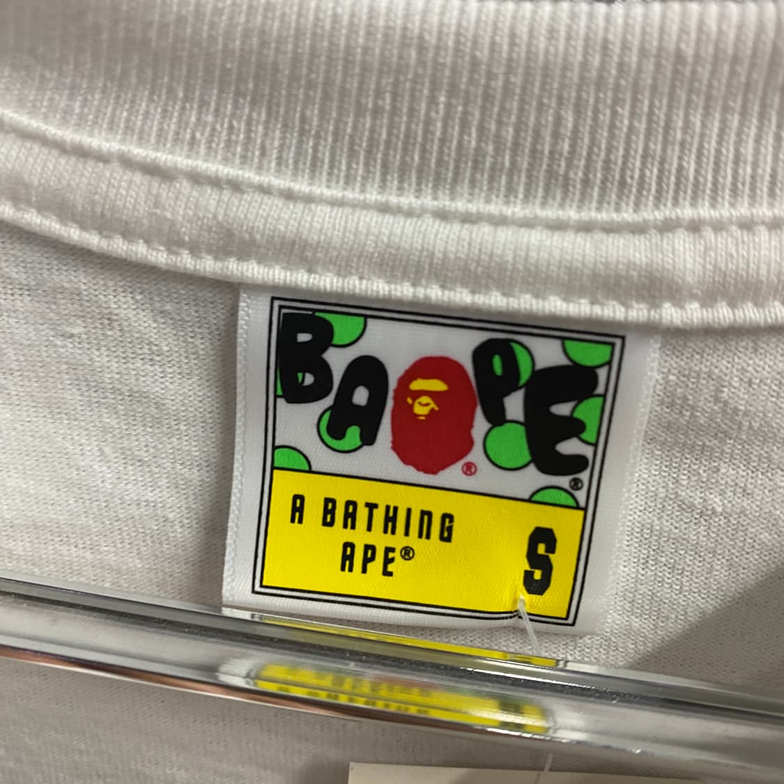 베이프 재팬 베이비 마일로 화이트 반팔 B4698 상품이미지6