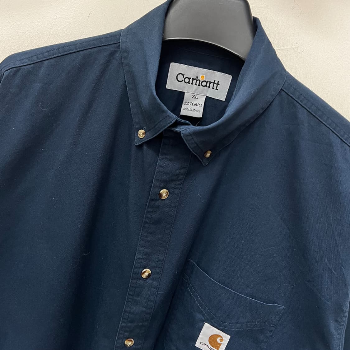 칼하트 리메이크 네이비 긴팔 셔츠 남방 XL 상품이미지3