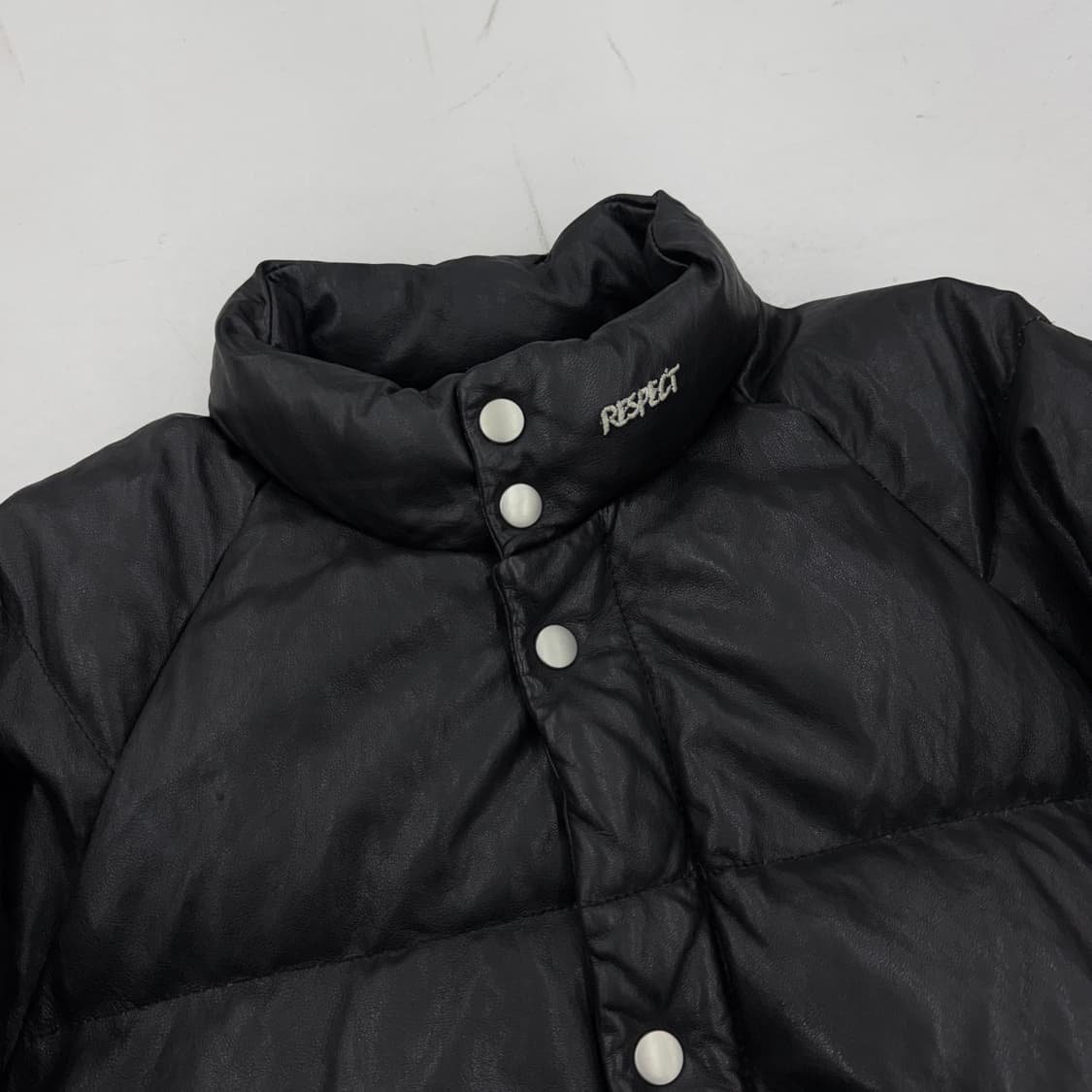 Respect 양가죽 램스킨 리얼레더 빈티지 패딩 자켓 상품이미지3