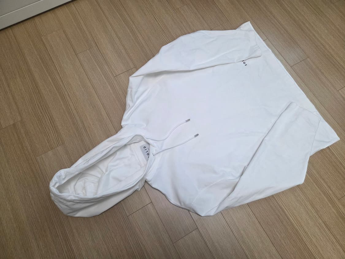 솔리드 옴므 슬리브 후드 티셔츠 상품이미지7