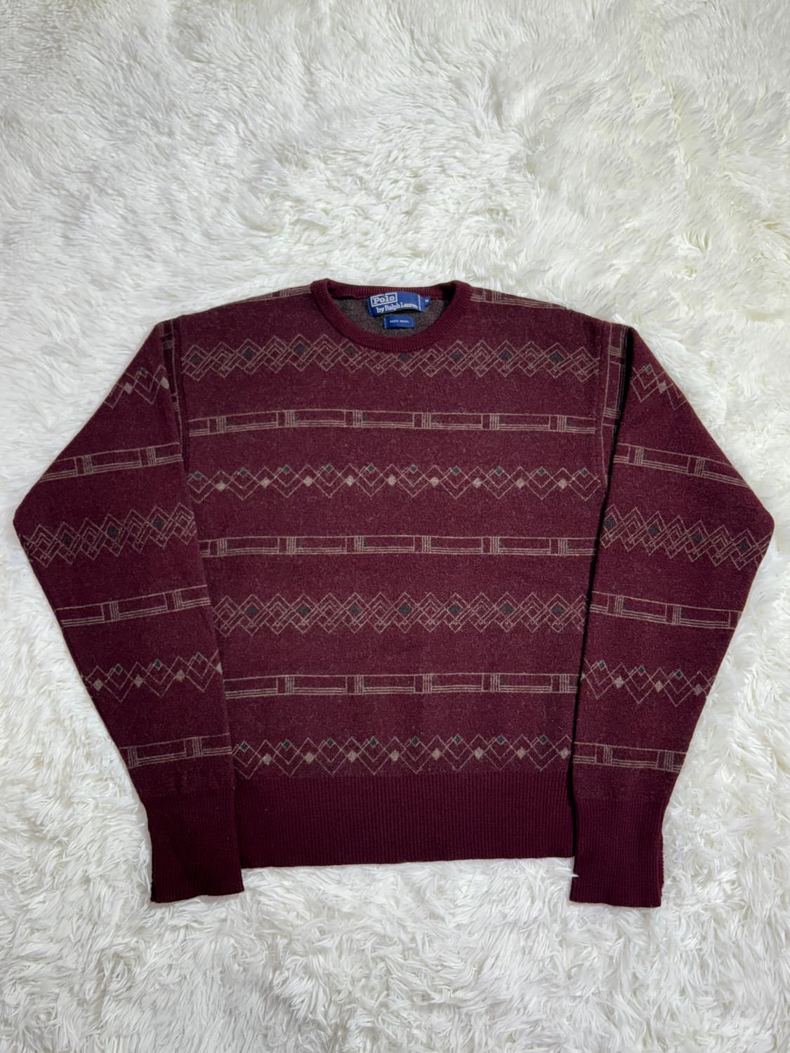 폴로 랄프로렌 에스닉패턴 라운드 니트  상품이미지3