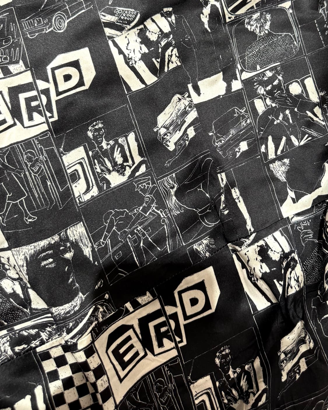 실크 버건디 트랙자켓  상품이미지2