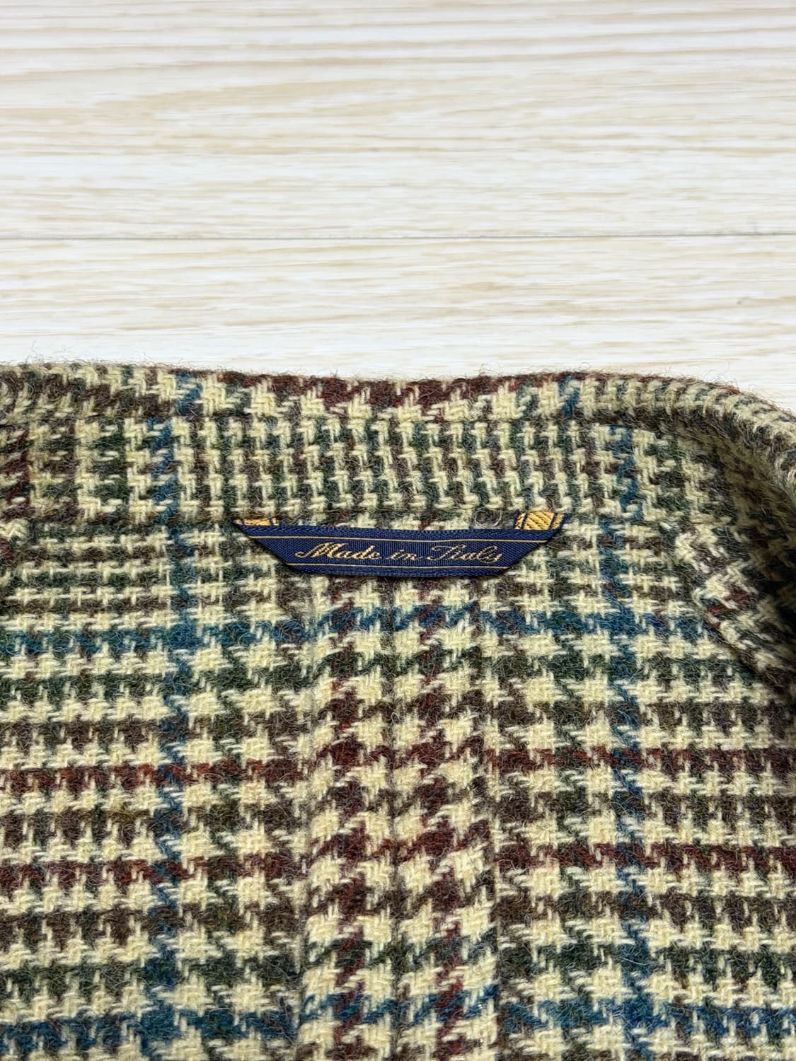 드레익스 도산 MTO 글렌체크 울트위드 자켓 36-38 상품이미지4