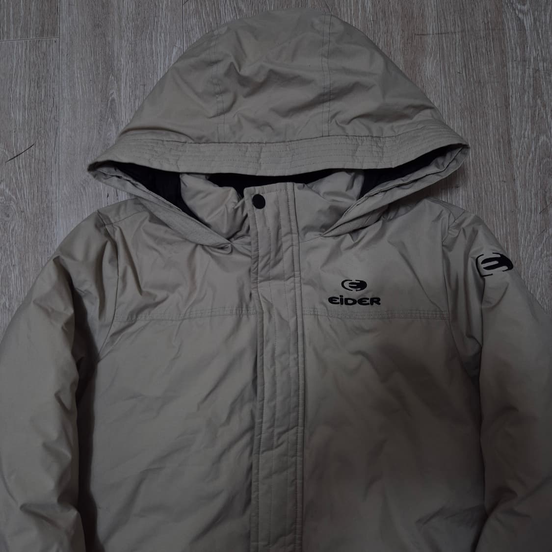 아이더 키즈 오즌 덕다운 700 후드 롱패딩 150(12-13세) 상품이미지2