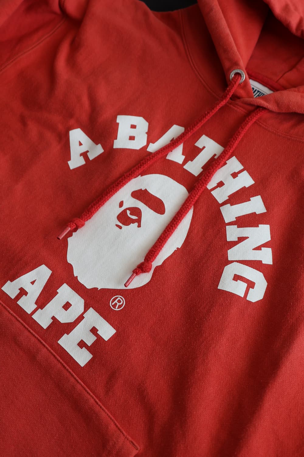 베이프 클래식 레드 후드  상품이미지3