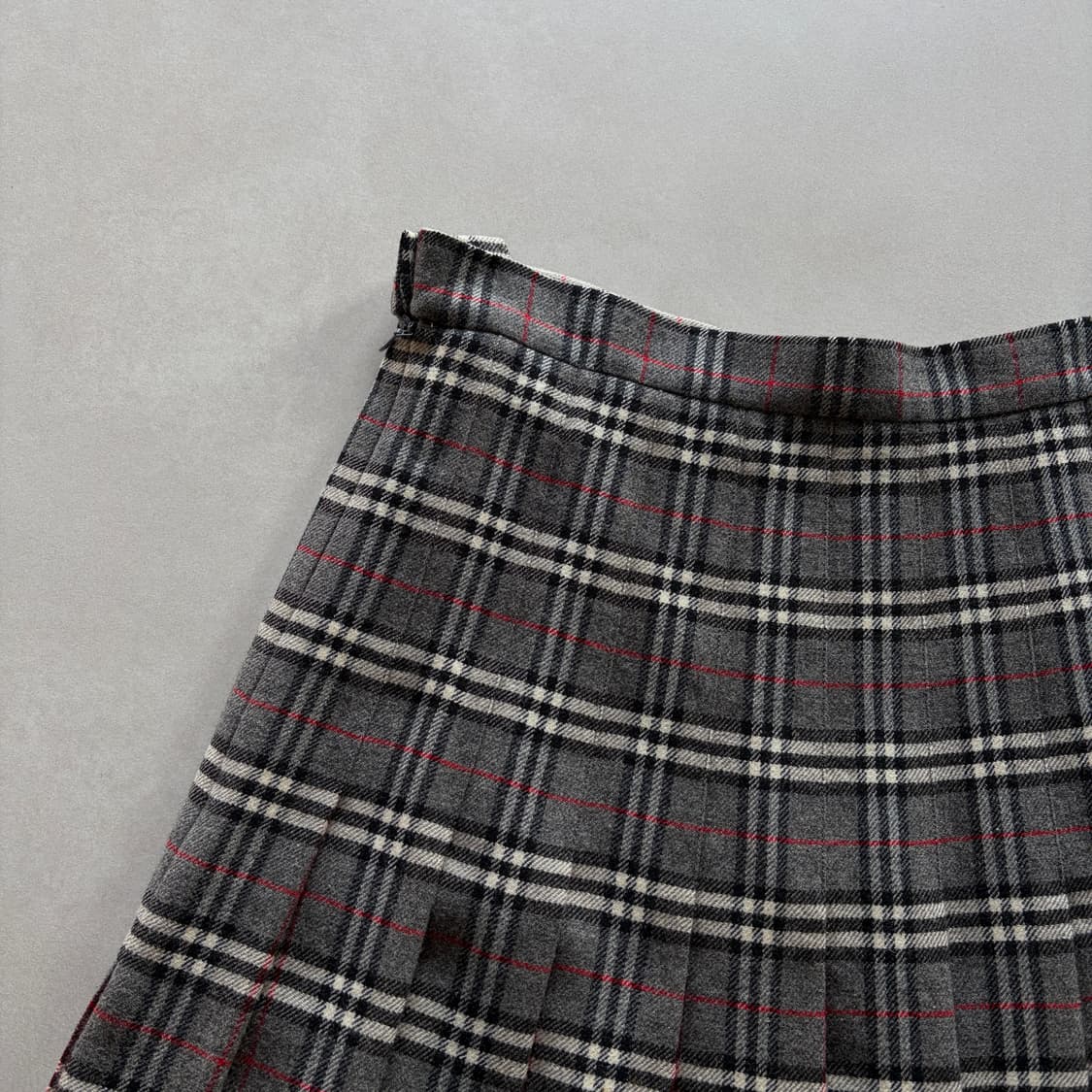 [28인치]버버리 Burberry 정품 노바체크 울 플리츠 스커트 상품이미지4