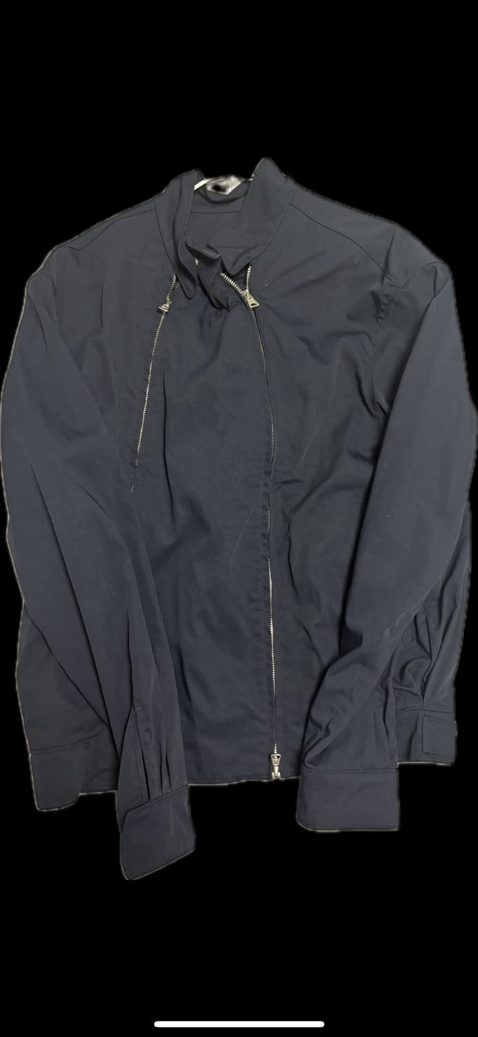 EE DOUBLE ZIP HARRINGTON JACKET NAVY 상품이미지2