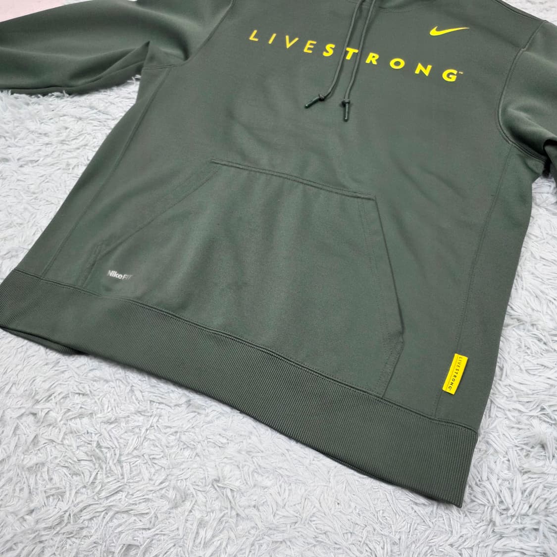 [희귀] 나이키 남성 LIVE STRONG 캠페인 후디 올리브그린 M 상품이미지5