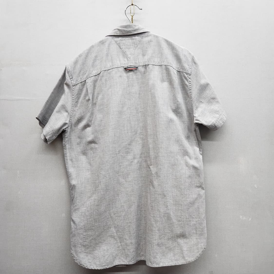 타미힐피거 로고 원포켓 린넨혼방 반팔셔츠 S(M) 남여공용 상품이미지4