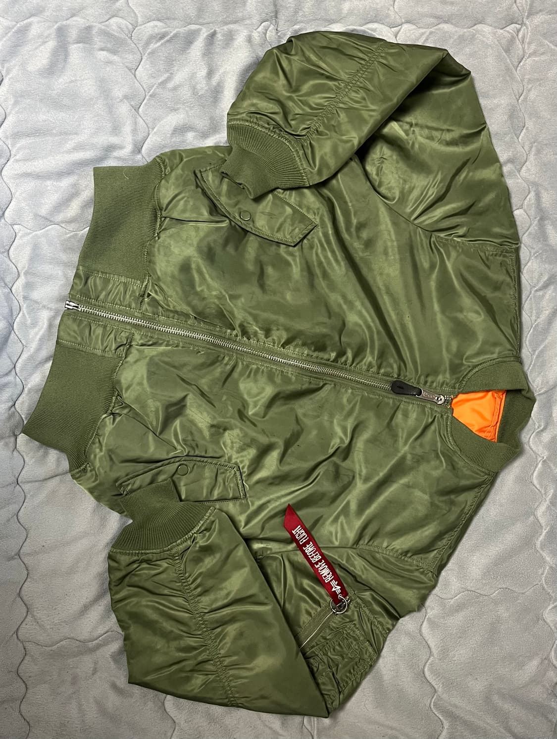 알파인더스트리 ma-1 세이지 상품이미지1