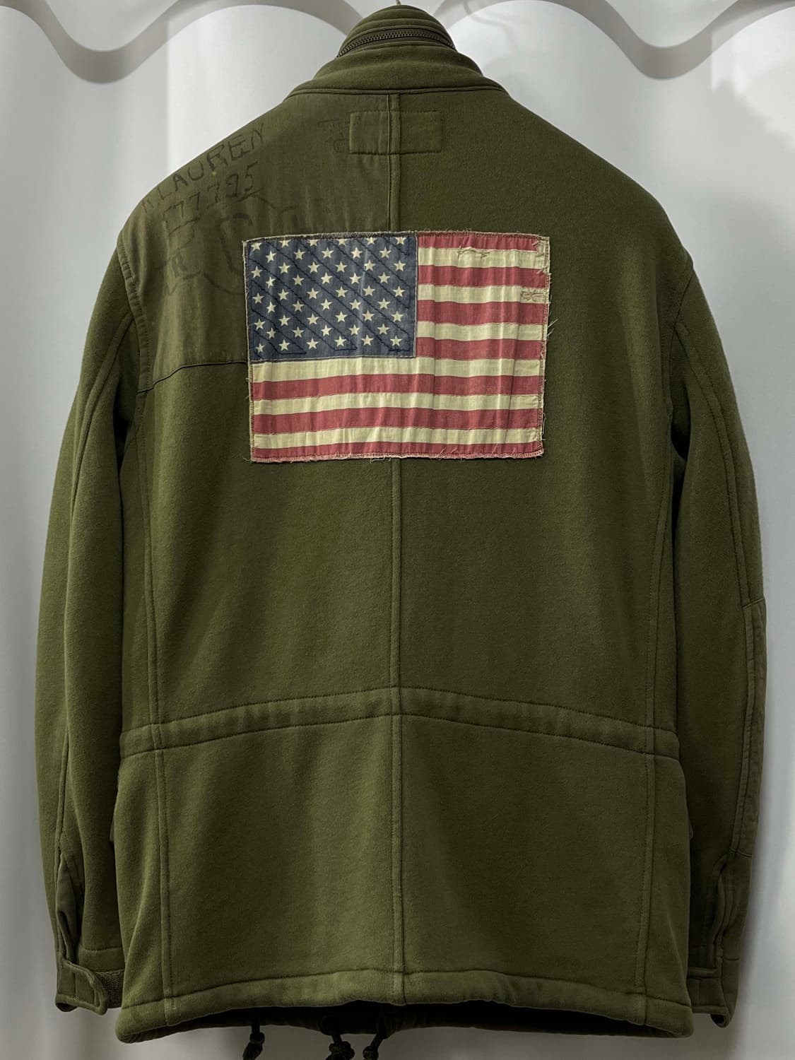 폴로 랄프로렌 올리브 플래그 패치워크 M-65 유틸리티 필드 자켓 상품이미지2