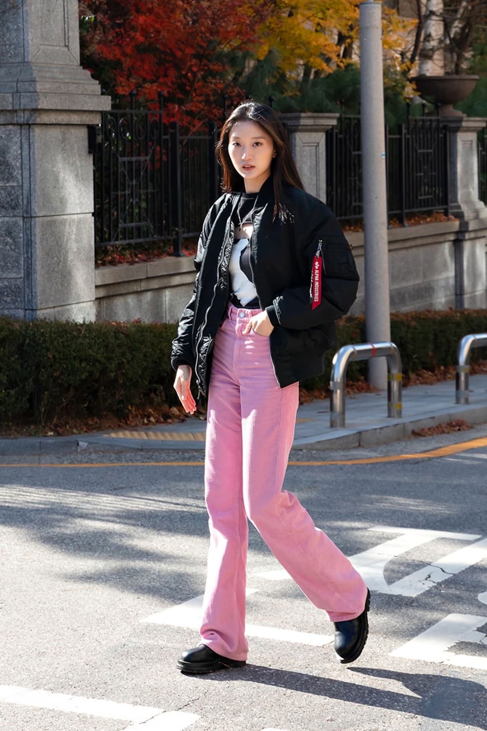8seconds pink wide pants 키치 하이틴 느낌 핑크데님 상품이미지1