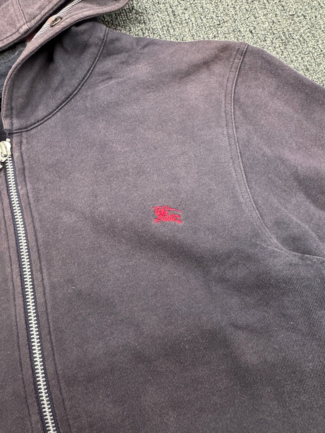 3)버버리 블랙라벨 빈티지 네이비 후드집업 상품이미지2