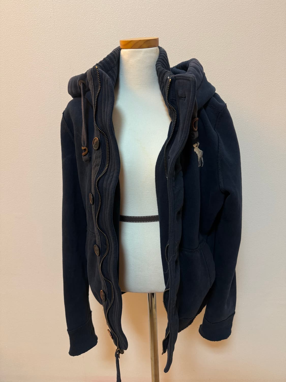 아베크롬비 무스로고 후드집업 상품이미지2