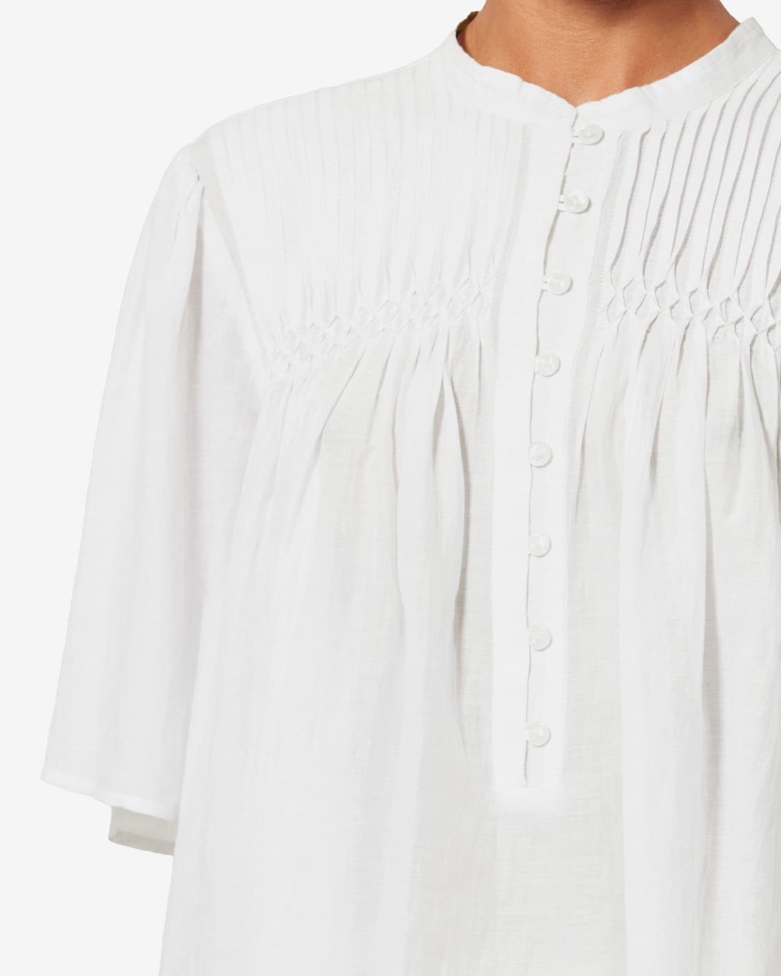 [34,36,38]이자벨마랑 26ss DESTIN 블라우스/화이트 상품이미지2