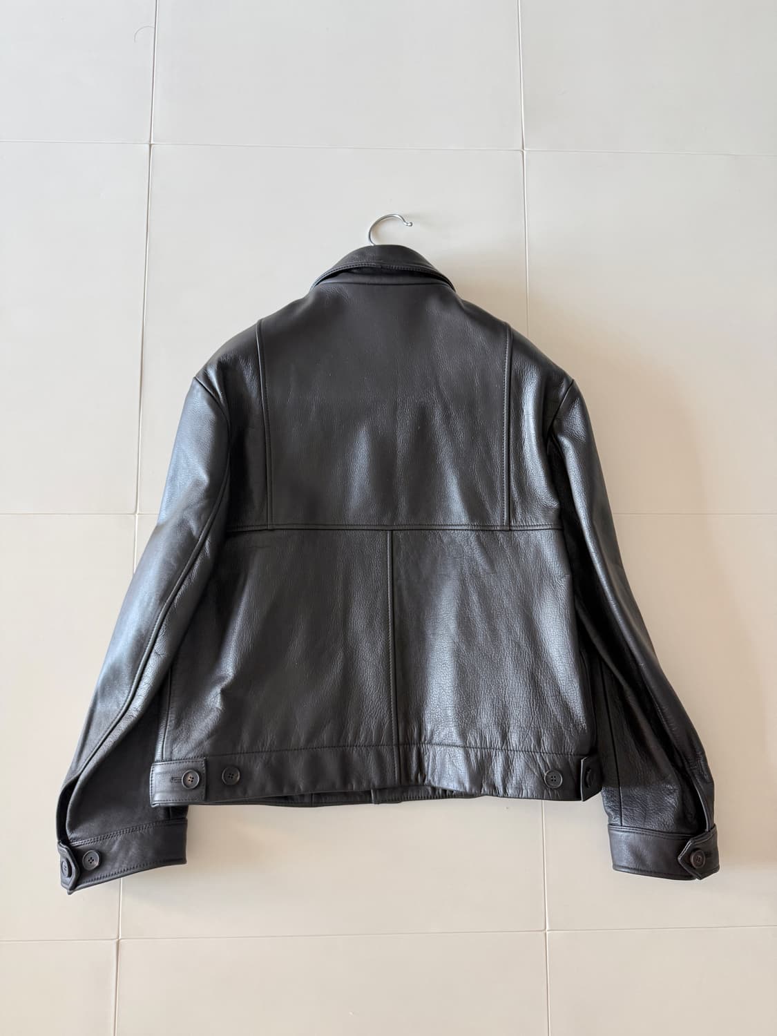 STU 래더자켓 다크브라운 L 상품이미지5