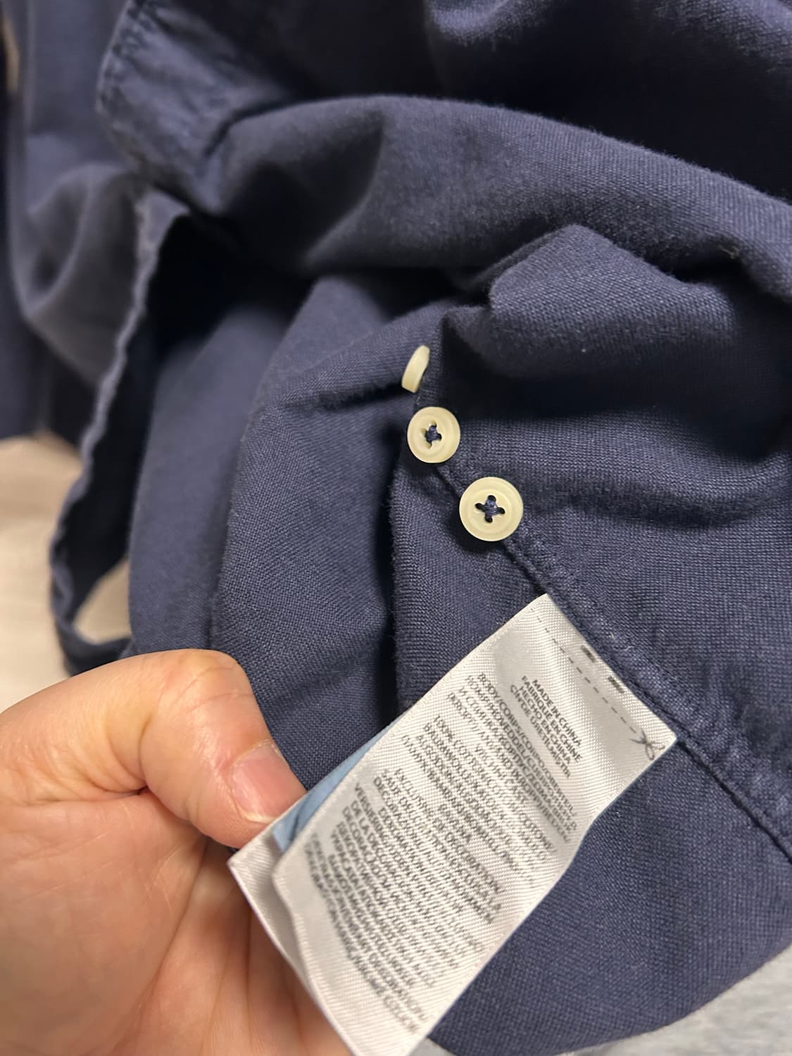 랄프로렌 클래식핏 네이비 셔츠 Men S 상품이미지3