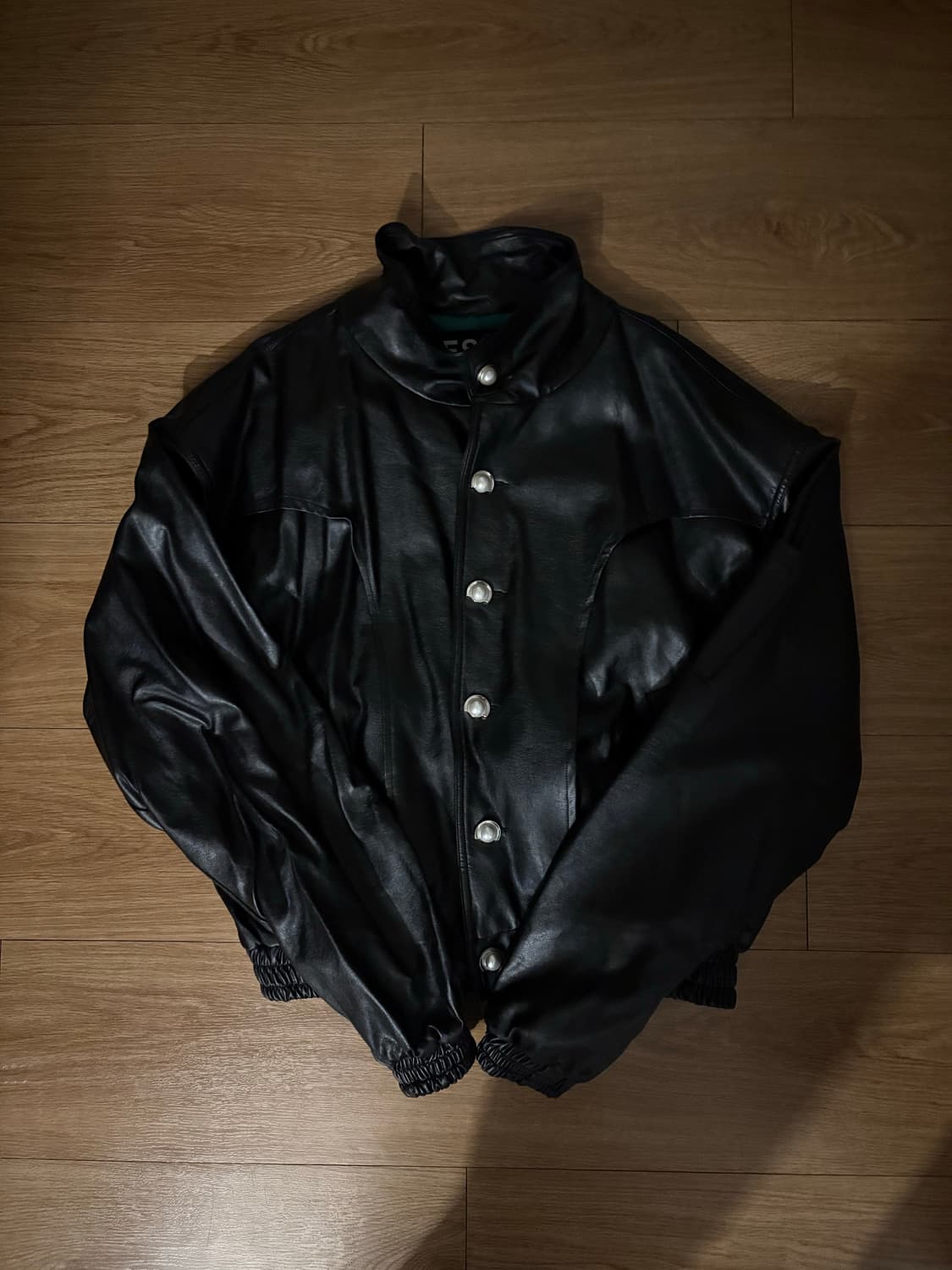 esc 스튜디오 레더자켓 상품이미지1