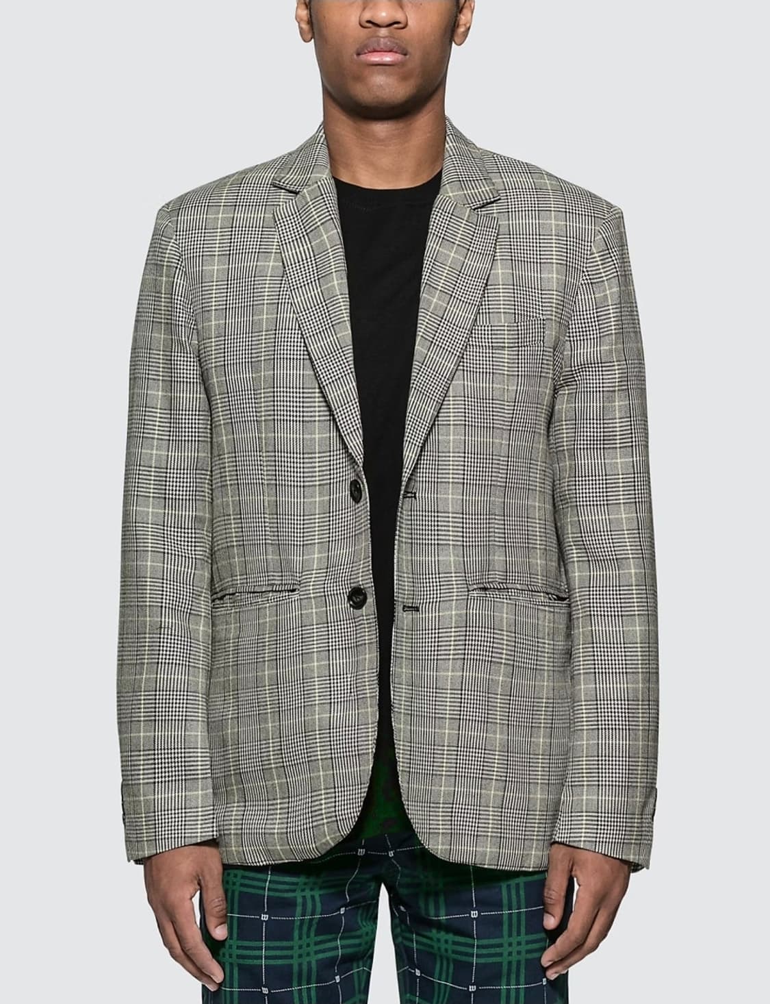 (희귀)스투시 플레이드 스포츠 블레이저 m 정품 상품이미지7