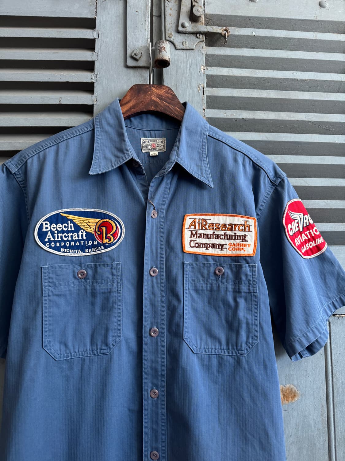 [L]버즈릭슨 CHEVRON Service 워크셔츠 상품이미지2