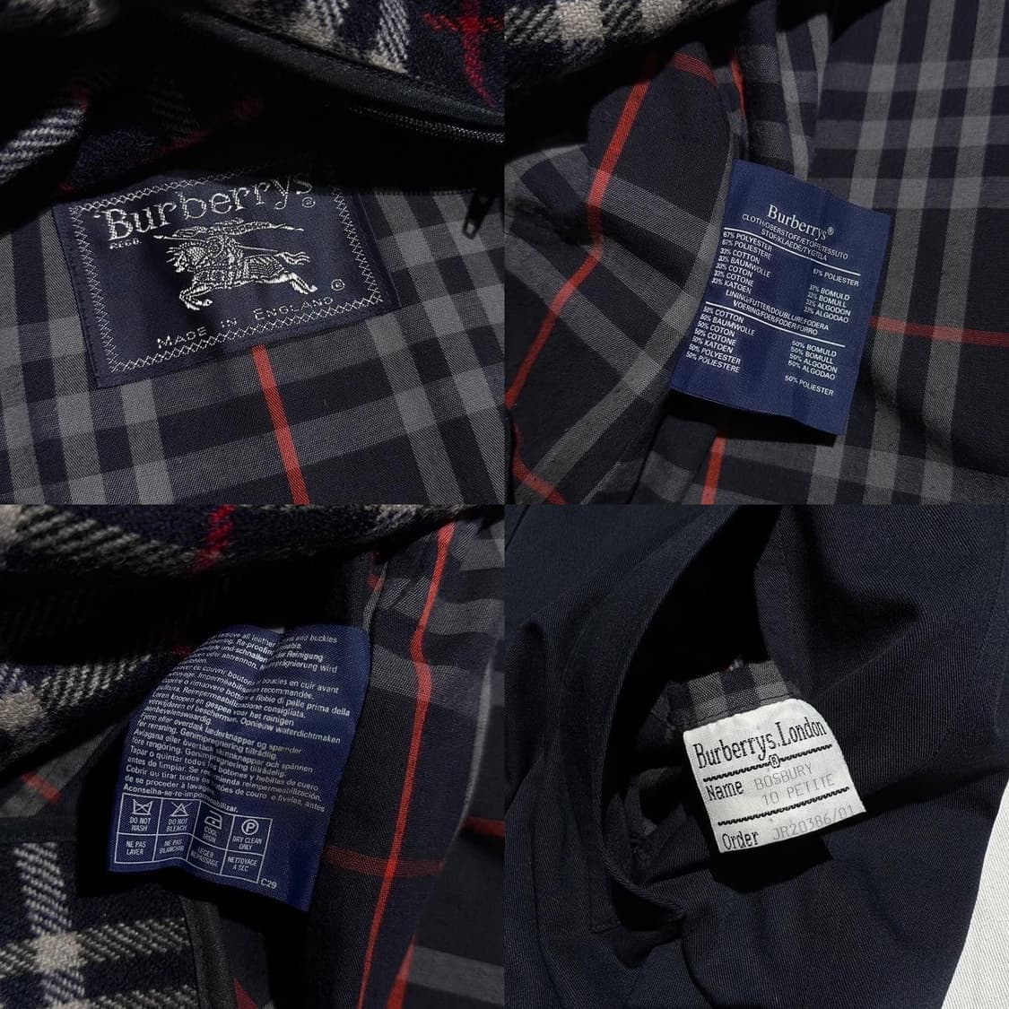 버버리 체크 내피 싱글 트렌치 코트 상품이미지6
