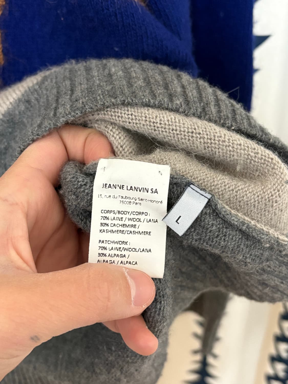 랑방 / Landscape Intarsia Crewneck Sweater 상품이미지5