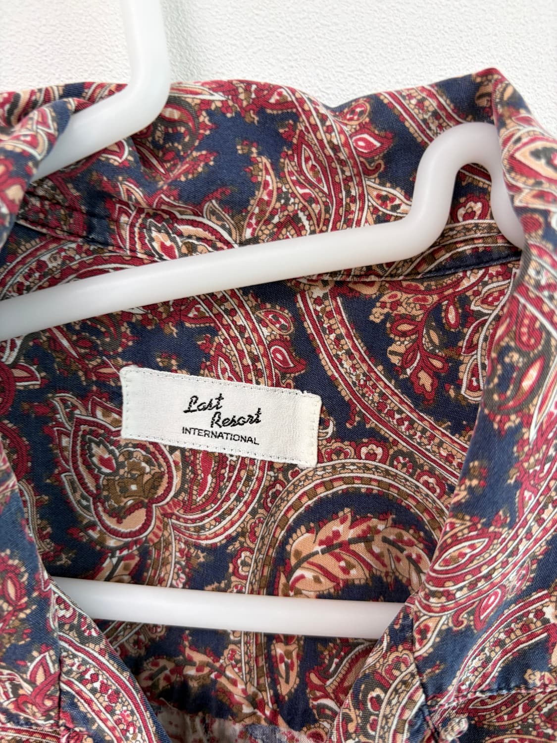 [Last Resort] 페이즐리 패턴 반팔 오픈칼라 셔츠 상품이미지4