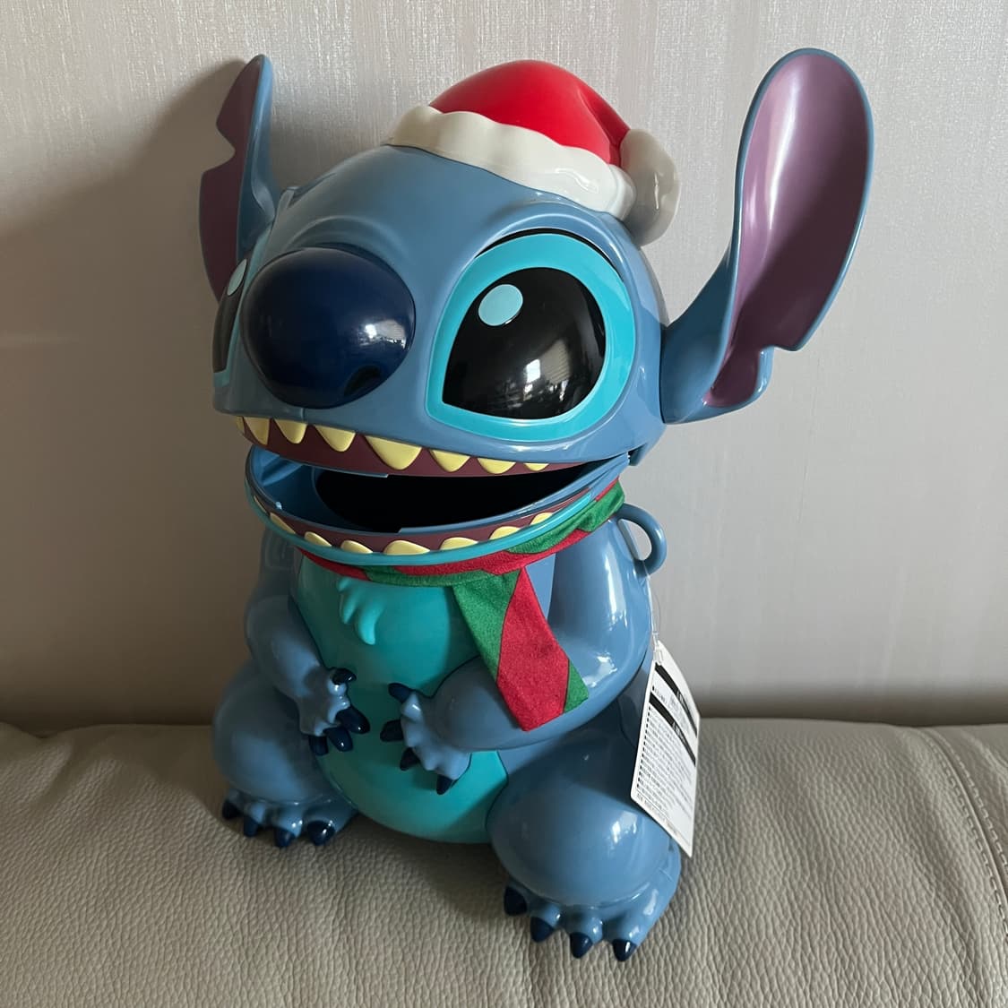 도쿄디즈니리조트 크리스마스 한정판 스티치 팝콘통 상품이미지1