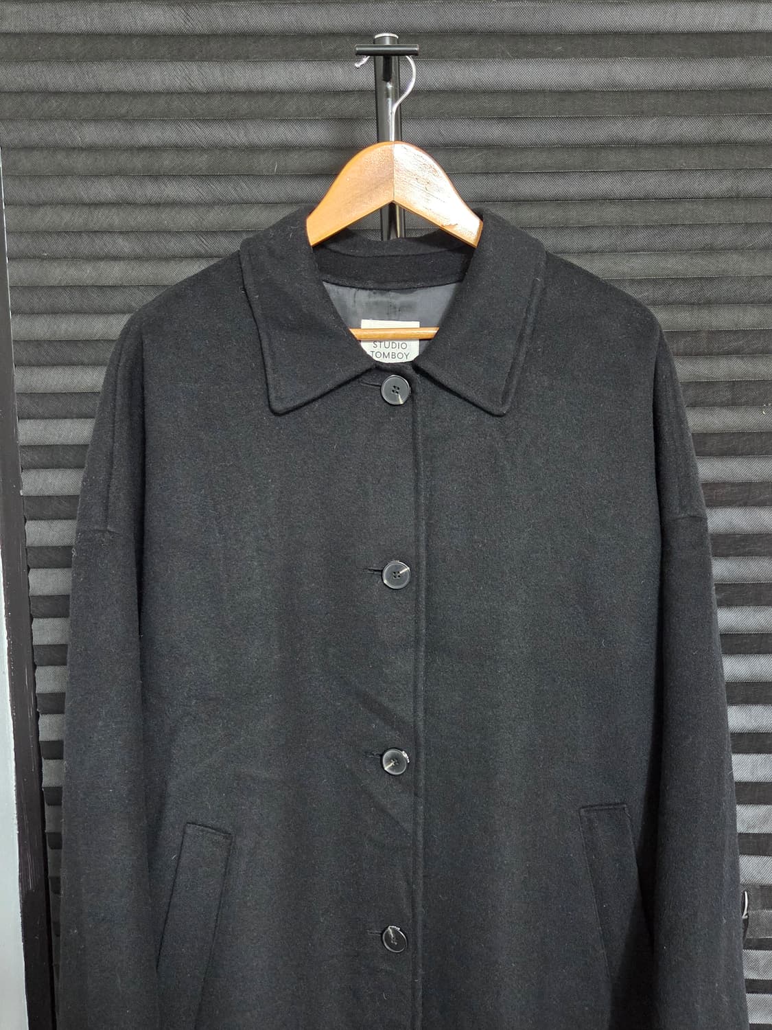 [스튜디오 톰보이] 싱글 롱 코트 | 00047 상품이미지2