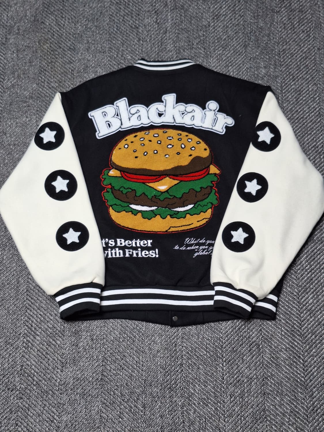 아메리칸 빈티지 자수 버거 자켓 상품이미지1
