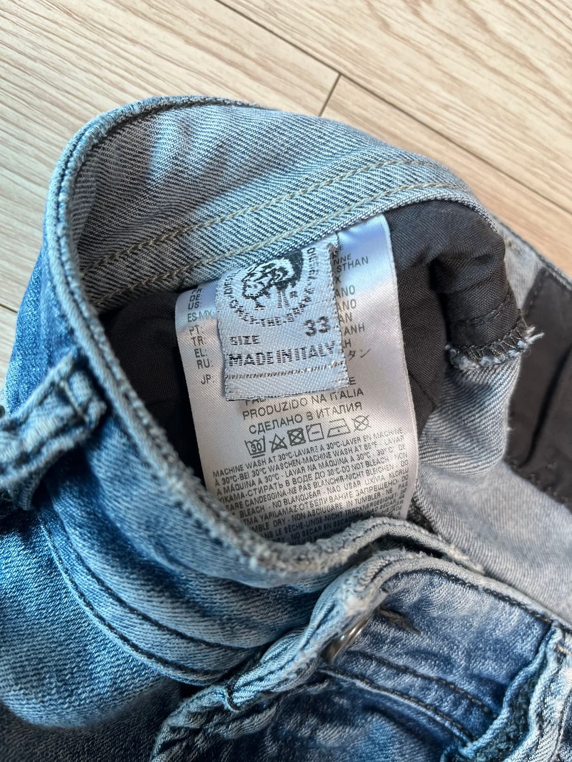 Diesel Thommer 슬림 스키니 데님 W33 L32 상품이미지7