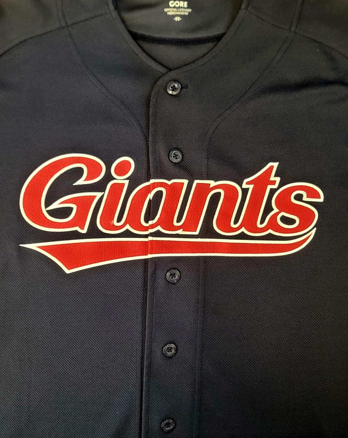 CORE(코어) 롯데자이언츠 원정 어센틱 유니폼 판매 상품이미지6