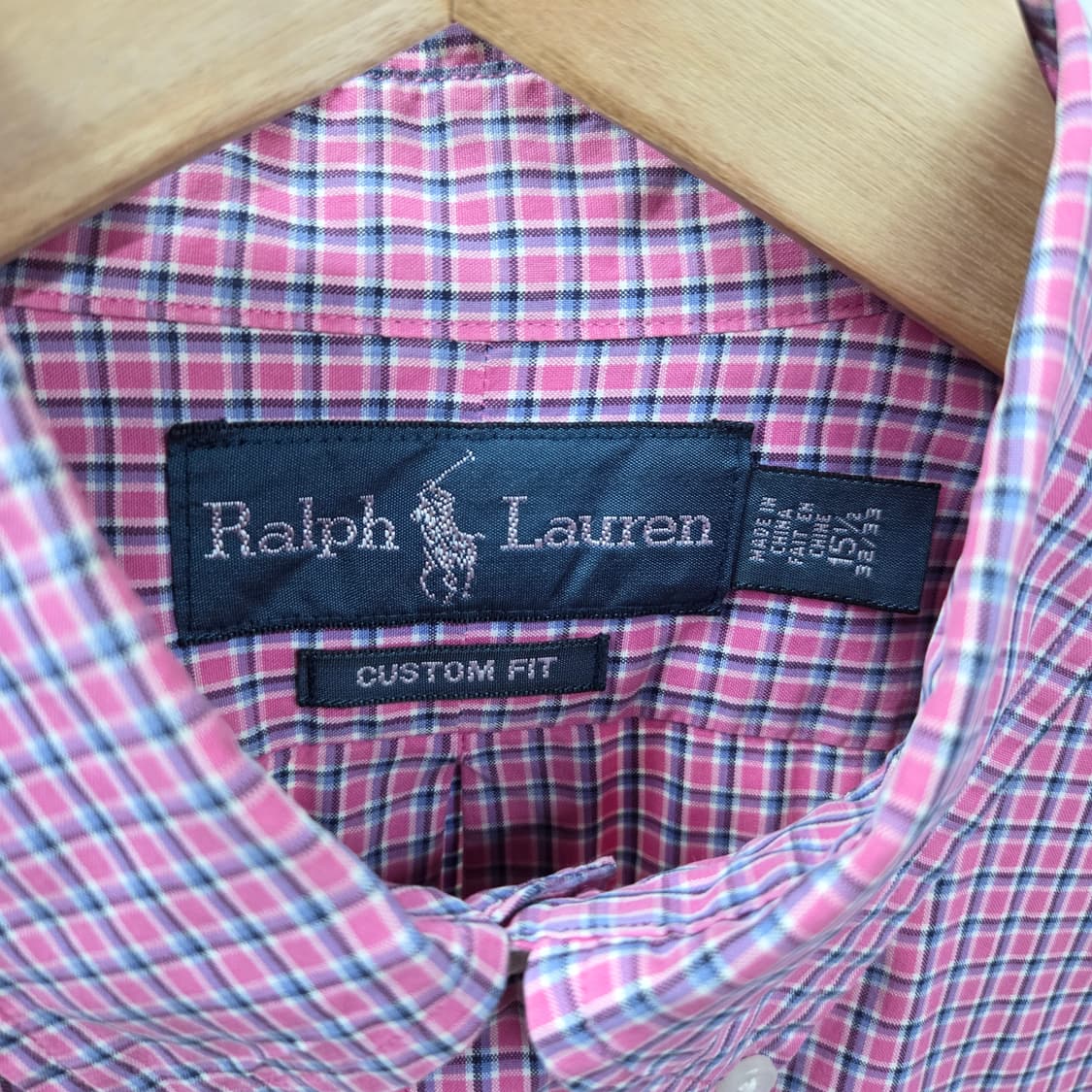 폴로랄프로렌 버튼다운 체크셔츠 15.5 상품이미지3