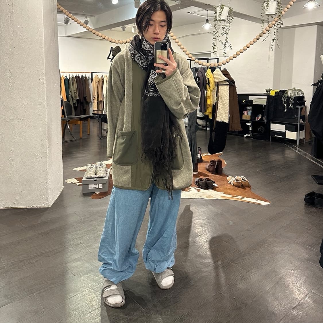 파세타즘 슈퍼 오버사이즈 데님팬츠 상품이미지5