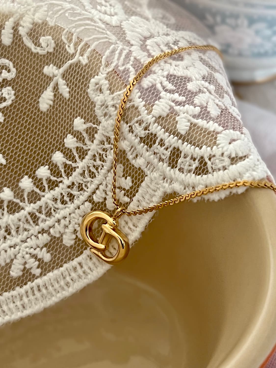 디올 CD로고 목걸이 / 정품감정,케어  상품이미지5