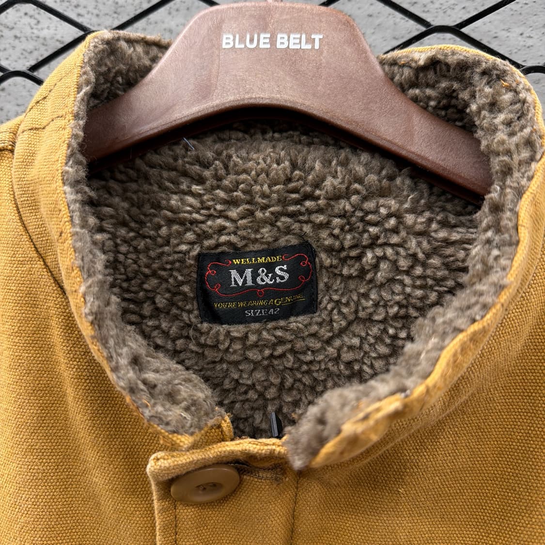 스탠카라 워크 집업자켓 보아안감 윈드가드 5버튼 디테일 상품이미지7