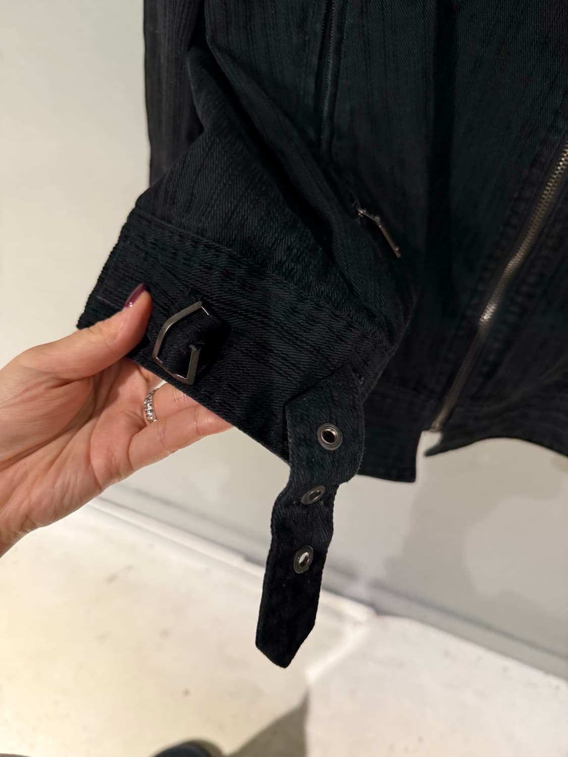 fur trimming buckle point jacket 상품이미지9