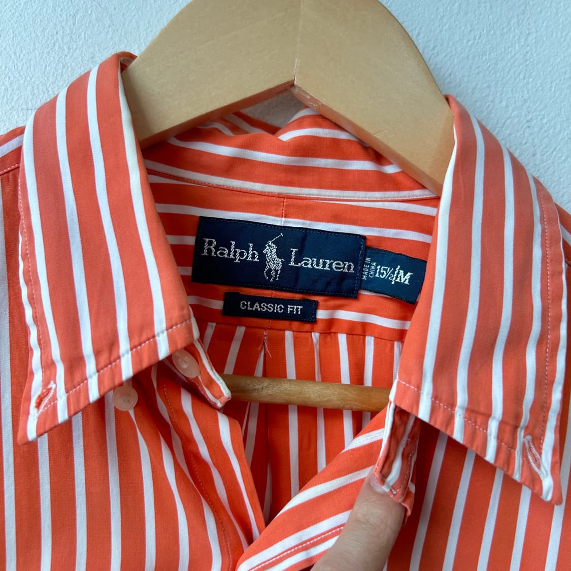 11337 - 폴로 랄프로렌 오렌지 스트라이프 셔츠 상품이미지4