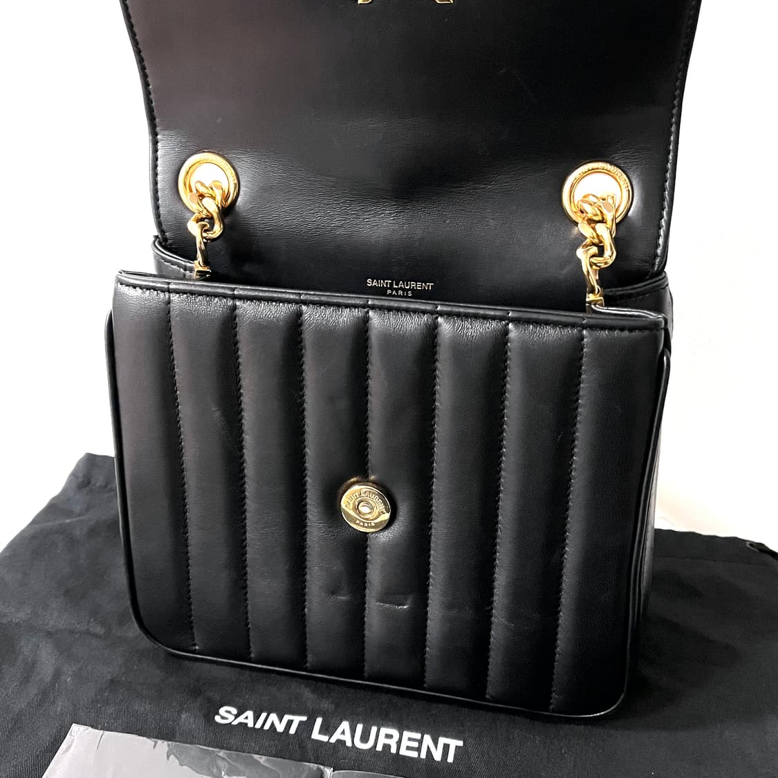 [A급/정품] 생로랑 비키 체인 크로스백 가방 블랙 상품이미지6