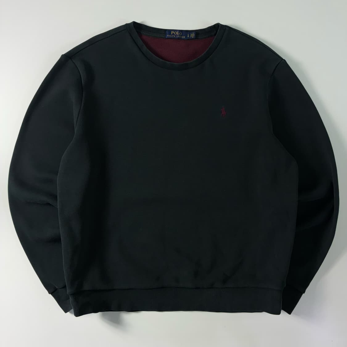 Polo  폴로 랄프로렌 자수 코튼 블랙 맨투맨  상품이미지1