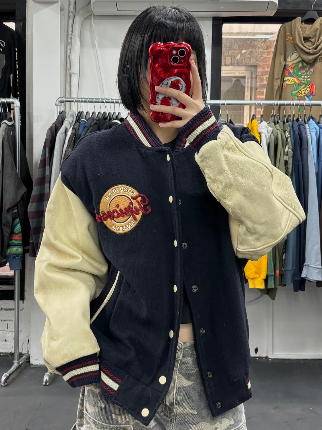 Tipicosi 레더암 바시티 자켓 상품이미지2