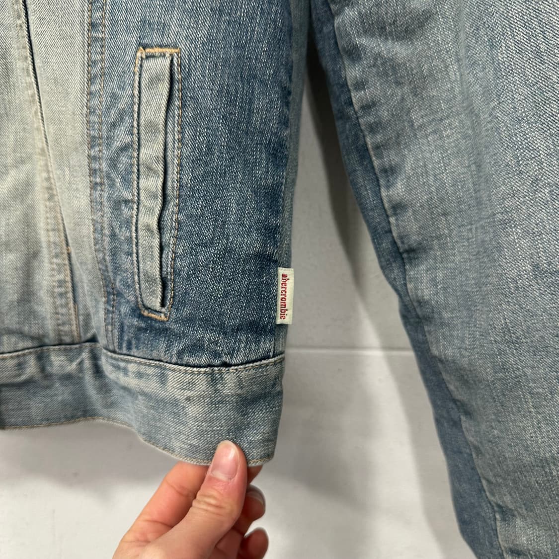 아베크롬비 퍼 데님자켓 상품이미지5