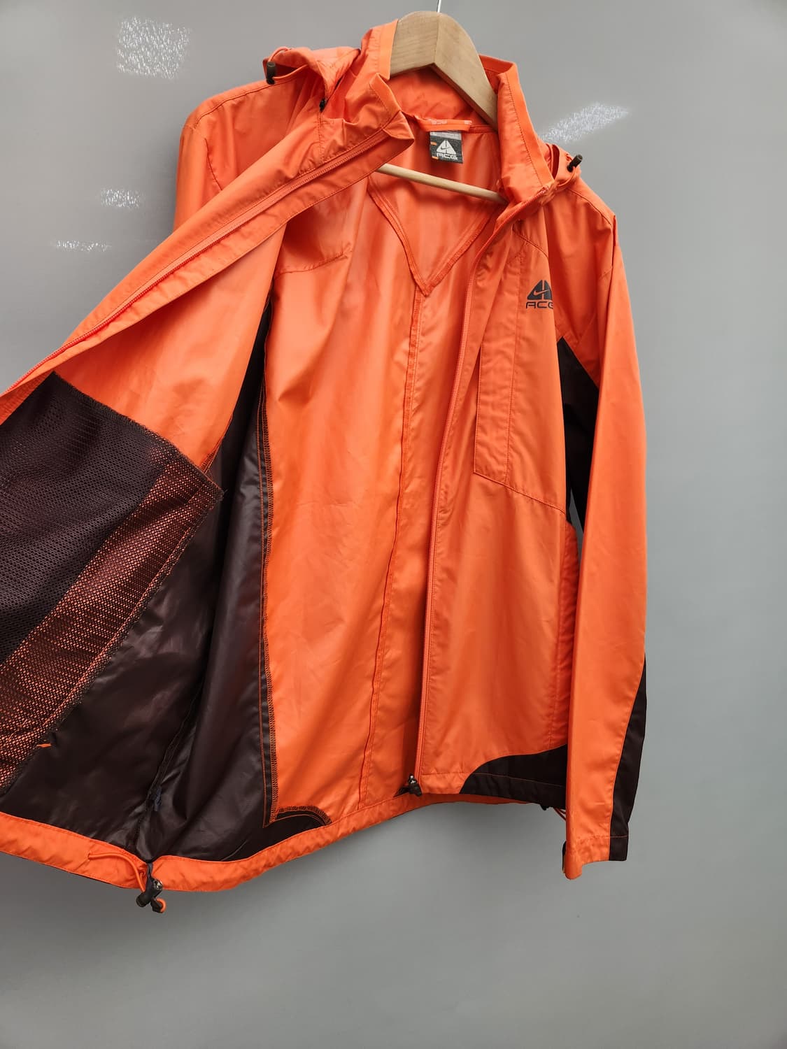 나이키 ACG 오렌지/브라운 바람막이 후드 자켓 상품이미지9