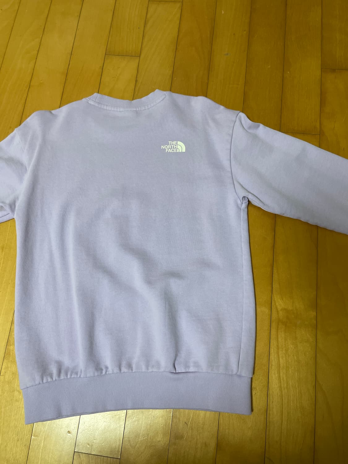 연보라색 노스페이스 맨투맨 150 상품이미지2